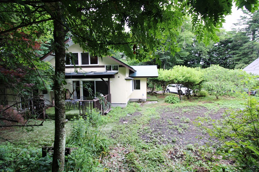 軽井沢 庭